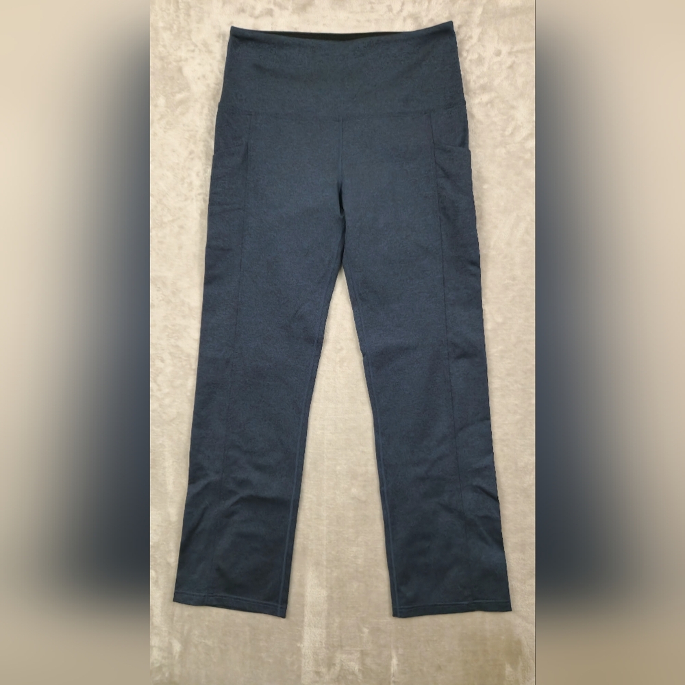Tuff Athletics Joggers Womens Blue Straight Leg Pants With Side Pockets Sz M